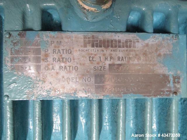 Used Pfaudler Reactor, 1000 Gallon, Hastelloy C276. Approximately 60" diameter x 78" straight side, semi elliptical top and bottom. Internal rated 55 psi & Full Vacuum at 500 degrees F. 1/2 Pipe jack...