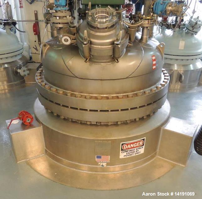 Used Precision Stainless Inc. 300 Gallon C-22 Hastelloy Reactor.