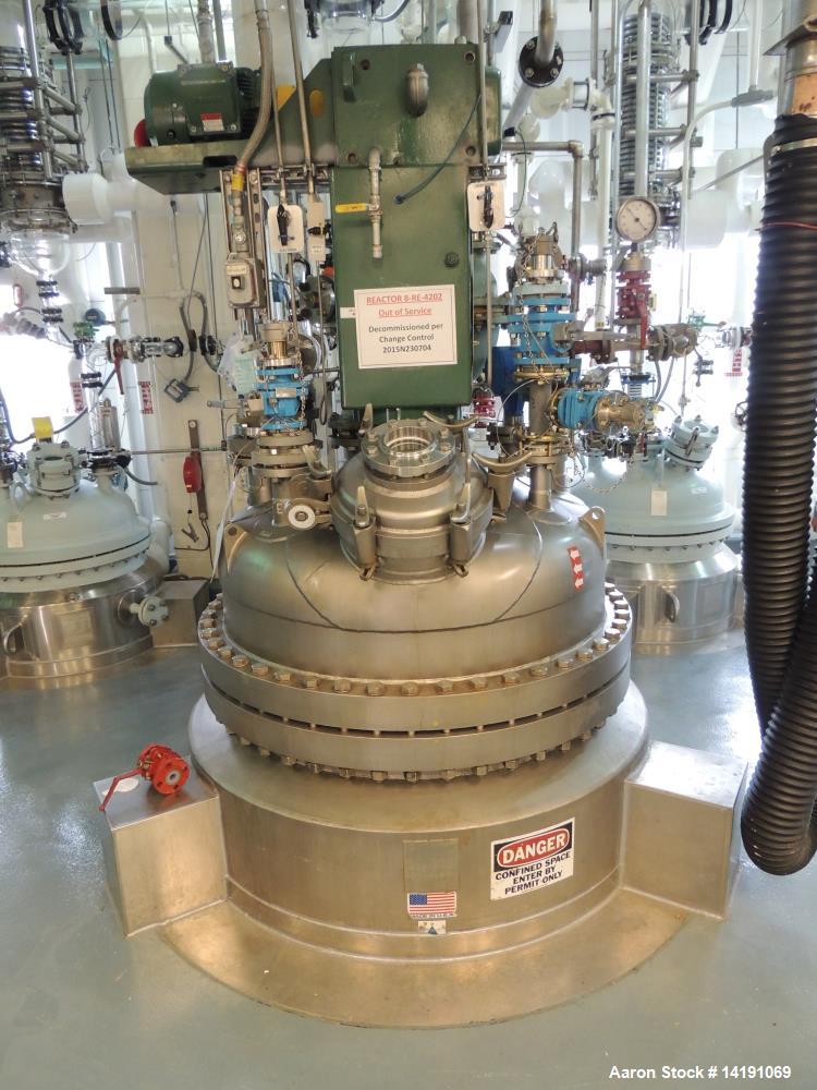 Used Precision Stainless Inc. 300 Gallon C-22 Hastelloy Reactor.