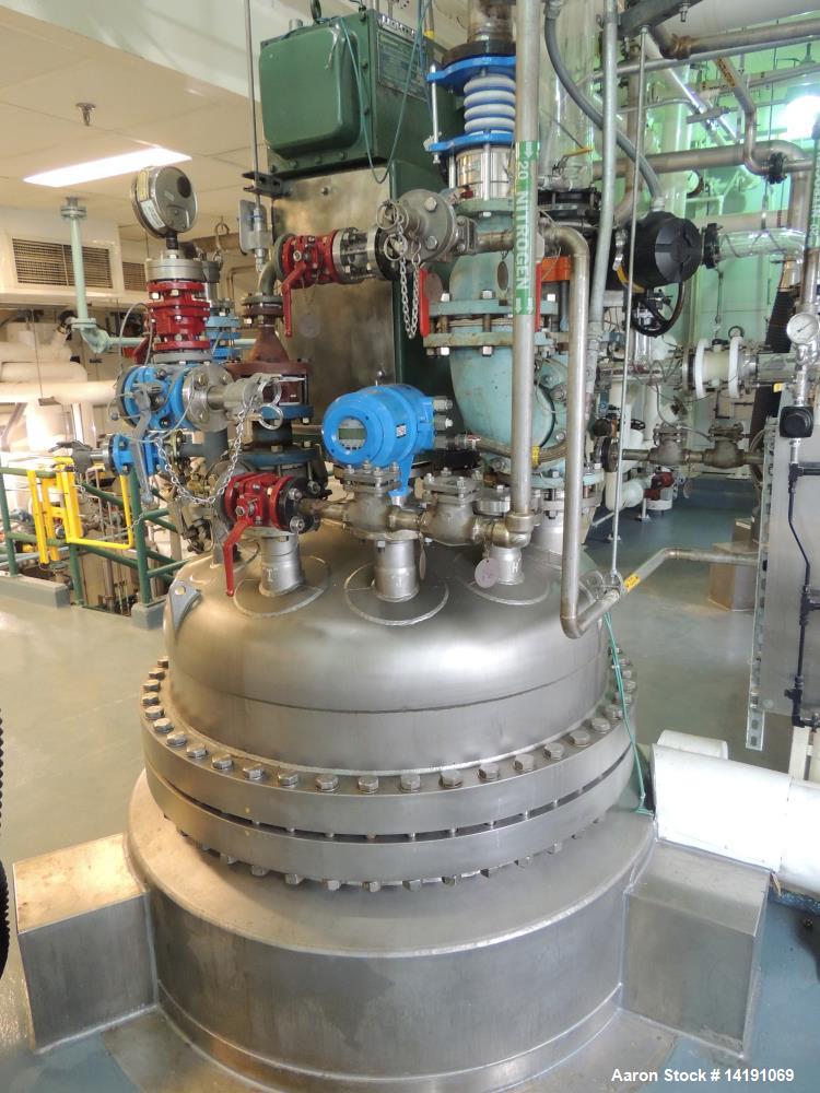 Used Precision Stainless Inc. 300 Gallon C-22 Hastelloy Reactor.