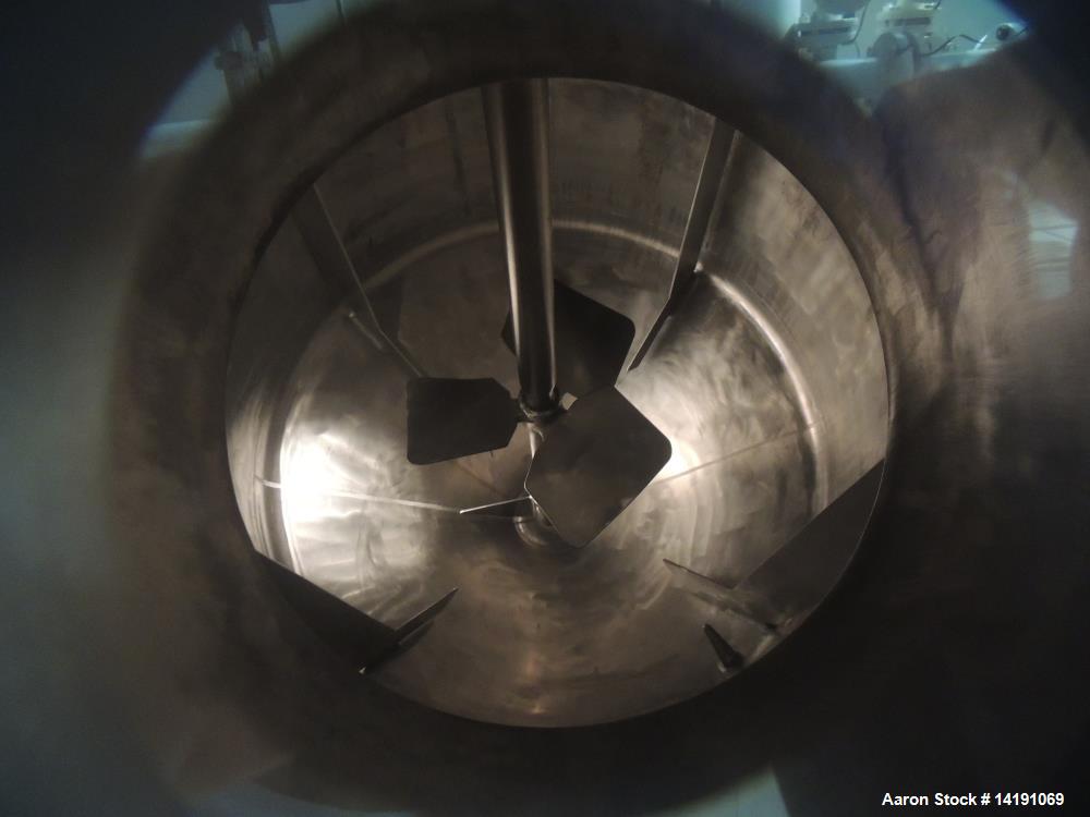 Used Precision Stainless Inc. 300 Gallon C-22 Hastelloy Reactor.
