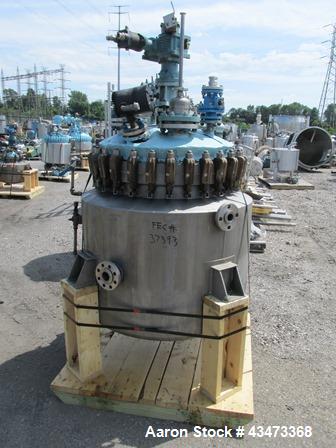 Used Precision Stainless Reactor, 100 Gallon, Hastelloy C276. Approximately 32" diameter x 36" straight side, dished removable top, semi elliptical bottom. Internal rated 150 psi & Full Vacuum at +51...