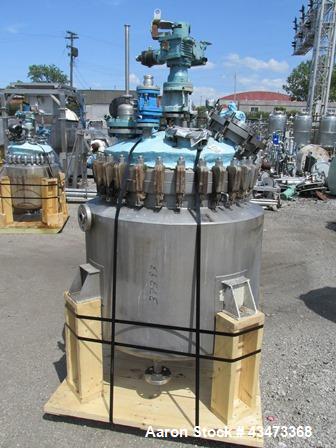 Used Precision Stainless Reactor, 100 Gallon, Hastelloy C276. Approximately 32" diameter x 36" straight side, dished removable top, semi elliptical bottom. Internal rated 150 psi & Full Vacuum at +51...