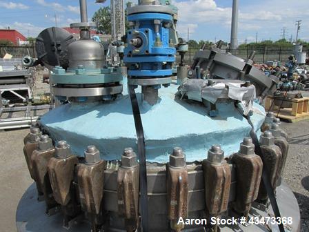 Used- Precision Stainless Reactor, 100 Gallon, Hastelloy C276. Approximately 32" diameter x 36" straight side, dished remova...
