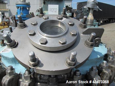 Used Precision Stainless Reactor, 100 Gallon, Hastelloy C276. Approximately 32" diameter x 36" straight side, dished removable top, semi elliptical bottom. Internal rated 150 psi & Full Vacuum at +51...