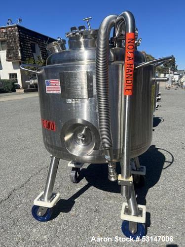 Precision Stainless 150-Liter (40 Gallon), Hastelloy Reactor Vessel.