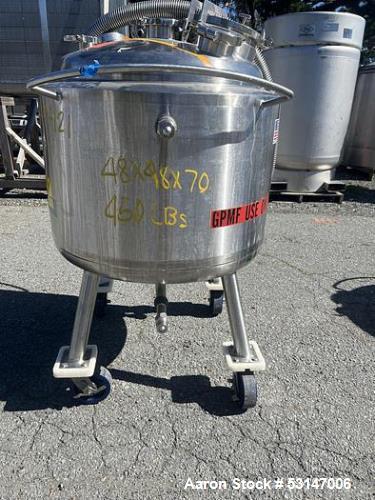 Precision Stainless 150-Liter (40 Gallon), Hastelloy Reactor Vessel.