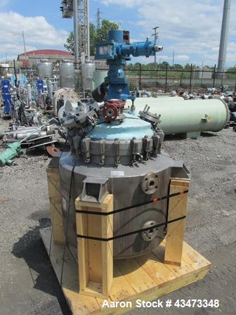 Used Precision Stainless Reactor, 50 Gallon, Hastelloy C276. Approximately 24" diameter x 36" straight side, removable dish top, semi elliptical bottom. Internal rated 100 psi & Full Vacuum at +518/-...
