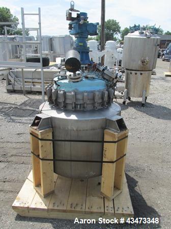 Used Precision Stainless Reactor, 50 Gallon, Hastelloy C276. Approximately 24" diameter x 36" straight side, removable dish top, semi elliptical bottom. Internal rated 100 psi & Full Vacuum at +518/-...