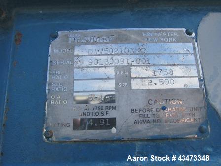 Used Precision Stainless Reactor, 50 Gallon, Hastelloy C276. Approximately 24" diameter x 36" straight side, removable dish top, semi elliptical bottom. Internal rated 100 psi & Full Vacuum at +518/-...