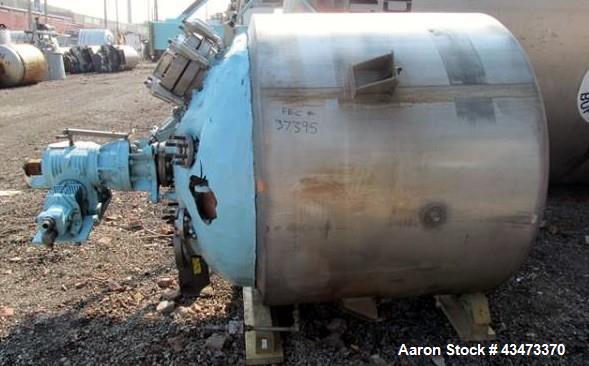 Used Precision Reactor, 300 Gallon, Hastelloy C276 Construction. Approximately 48" diameter x 63" straight side, semi elliptical top and bottom, rated 300 psi and full vacuum at +518/-94 f, 304 stain...
