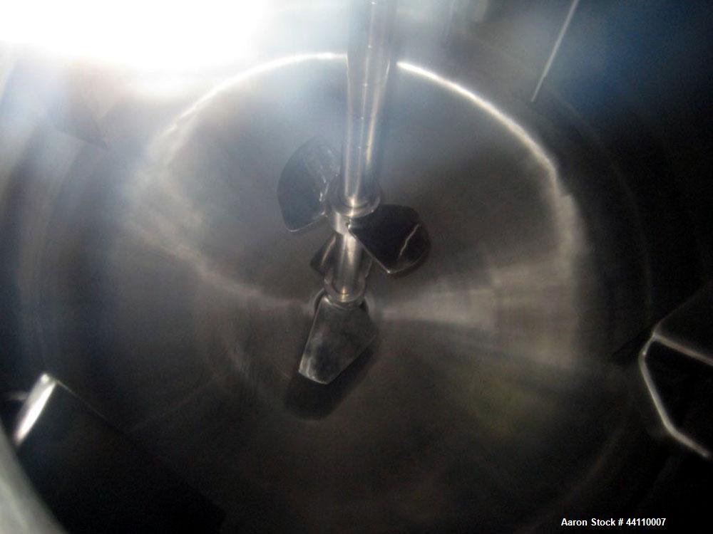 Used Roben Reactor, 150 Gallon, Hastelloy C-22. Internal Rated 100 psi/Full Vacuum at 395 degrees F. 304L Stainless steel jacket rated 150 psi/Full Vacuum at 395 degrees F. 40" dia x 27" T/T. 2 HP, 2...