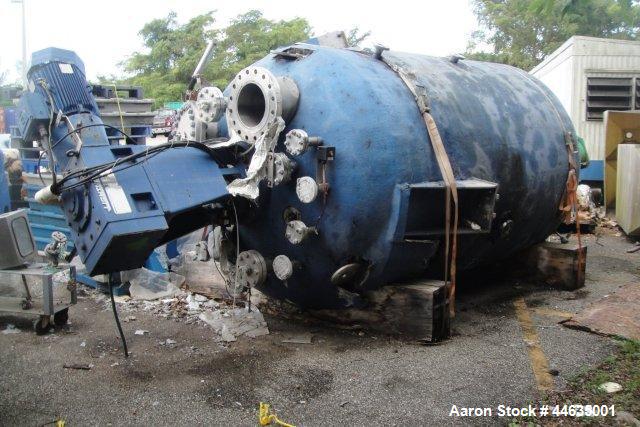 Used Roben Reactor, 8145 Liter (2000 Gallon), Hastelloy.