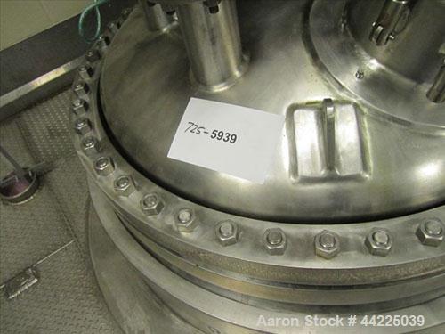 Used Robert Mitchell Reactor, 300 Gallon, Hastelloy C276. Bolt-on dish top, dished bottom. Internal rated 100 psi and full vacuum at 450 degrees F, jacket rated 150 psi and full vacuum at 450 degrees...