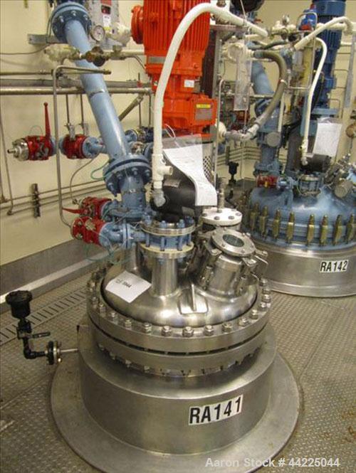 Used Robert Mitchell Reactor, 100 Gallon, Hastelloy C276. Bolt-on dish top, dished bottom. Internal rated 100 psi at 450 degrees F, 304L stainless steel jacket rated 150 psi at 450 degrees F. 3 Hp Pr...