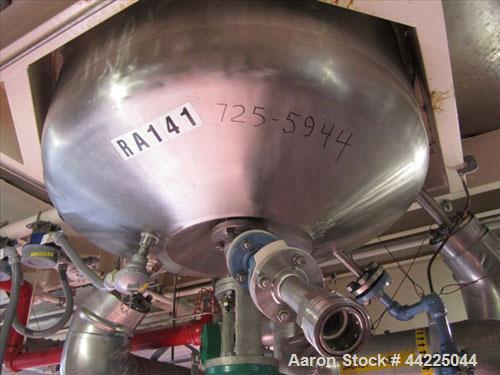 Used Robert Mitchell Reactor, 100 Gallon, Hastelloy C276. Bolt-on dish top, dished bottom. Internal rated 100 psi at 450 degrees F, 304L stainless steel jacket rated 150 psi at 450 degrees F. 3 Hp Pr...