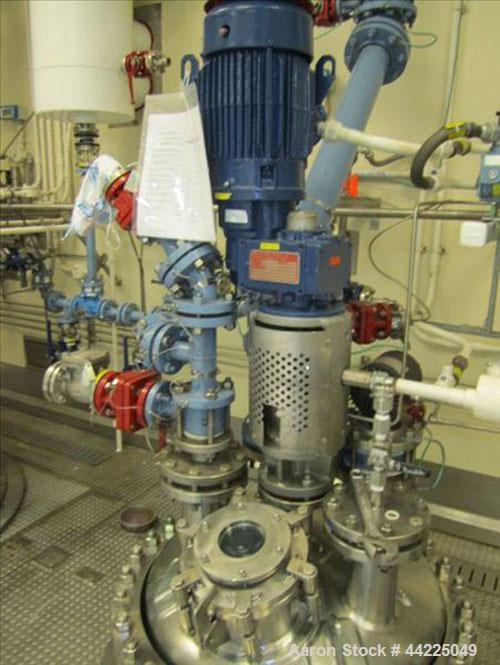 Used Robert Mitchell Reactor, 100 Gallon, Hastelloy C276. Bolt-on dish top, dished bottom. Internal rated 100 psi at 450 degrees F, 304L stainless steel jacket rated 150 psi at 450 degrees F.  3 Hp P...