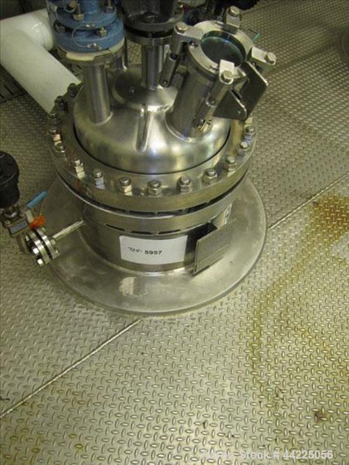 Used Robert Mitchell Reactor, 20 Gallon, Hastelloy C276. Bolt-on dish top, coned bottom. Internal rated 100 psi and full vacuum at 450 degrees F, 304L stainless steel jacket rated 150 psi and full va...