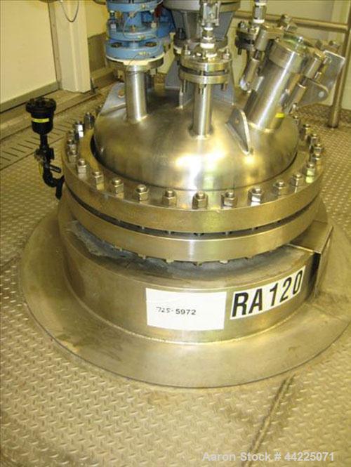 Used Robert Mitchell Reactor, 50 Gallon, Hastelloy C276. Bolt-on dish top, dished bottom. Internal rated 100 psi and full vacuum at 450 degrees F, jacket rated 150 psi and full vacuum at 450 degrees ...