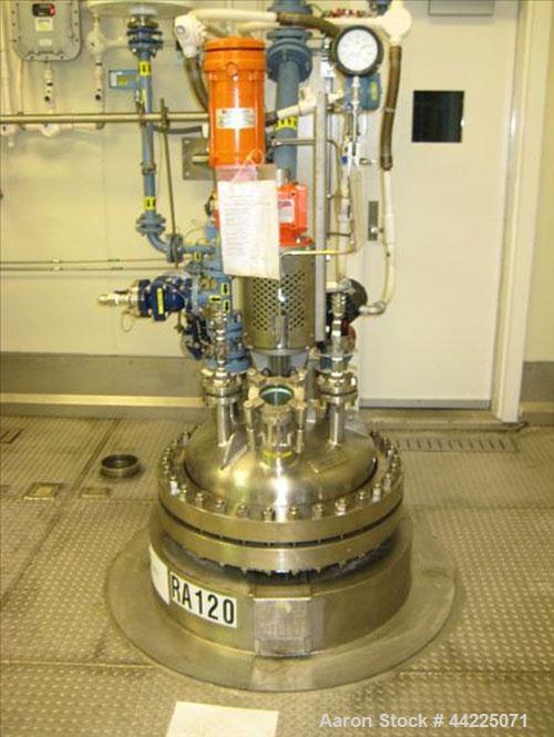 Used Robert Mitchell Reactor, 50 Gallon, Hastelloy C276. Bolt-on dish top, dished bottom. Internal rated 100 psi and full vacuum at 450 degrees F, jacket rated 150 psi and full vacuum at 450 degrees ...