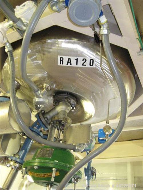 Used Robert Mitchell Reactor, 50 Gallon, Hastelloy C276. Bolt-on dish top, dished bottom. Internal rated 100 psi and full vacuum at 450 degrees F, jacket rated 150 psi and full vacuum at 450 degrees ...