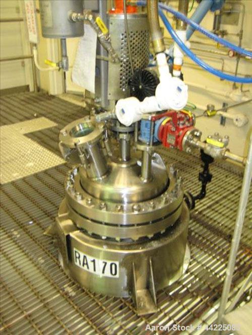 Used Steel Pro Reactor, 20 Gallons, SB-575 Hastelloy Construction. Bolt-on dished top, dished bottom. Internal rated 150 psi and full vacuum at 450 degrees F, jacket rated 150 psi and full vacuum at ...