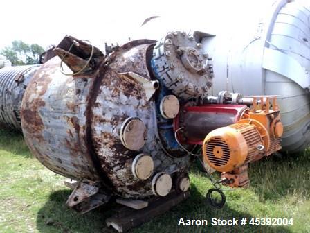 Used 4,500 Litre Carl Canzler Hastelloy B2 Vertical Reactor