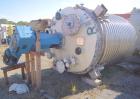 Used- Alloy Industries Reactor, Approximately 2000 gallon, Hastelloy C22, vertical. 78