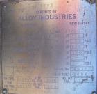 Used- Alloy Industries Reactor, Approximately 2000 gallon, Hastelloy C22, vertical. 78