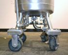 Used Alloy Products Reactor, 10 Gallon, Hastelloy C-22, Vertical. Approximately 12’’ diameter x 21’’ straight side, dished top and bottom. Internal rated 125 psi at -20 to 300 degrees F, 304 dimple j...