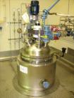 Used American Alloy Fab Reactor, 50 Gallon, C22 Hastelloy Construction. Bolt-on dished top, dished bottom. Internal rated 150 psi and full vacuum at 450 degrees F, jacket rated 150 psi and full vacuu...