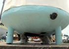Used Baeurle & Morris Reactor, 200 Gallon, Hastelloy C276, Vertical. Approximately 42
