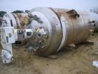 Used- Feldmeier Reactor, 2500 Gallon, Hastelloy C22, Vertical. 71-3/4