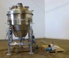 Used Feldmeier Reactor, 250 Gallon, Hastelloy C-276, Vertical.
