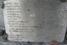 USED: Langfield Ltd reactor. Material of construction is Hastelloy C on product contact parts. Working capacity 240 gallon (1000 liter). Stainless steel jacket. Inside rated for 90 psi (6 bar) and fu...