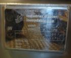 Used Stainless Steel Industries Reactor, 100 Gallon, Hastelloy, Vertical. 30