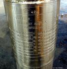 Unused- Holloway America Reactor, 1000 Gallon, Hastelloy C-276, Vertical. Approximate 62” Diameter x 70” straight side, dished top and bottom. Internal rated 60 psi at -76 to 500 degrees F, 304L Stai...