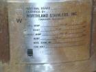 Used Northland Stainless Reactor Train, 50 Liter (13.2 Gallon). With 50 liter Hastelloy C22 reactor, removable dish top, dish bottom, intermediate QVF glass mid section, rated 150 psi and full vacuum...