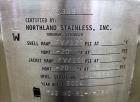 Used Northland Approximate 24 Gallons Stainless Reactor