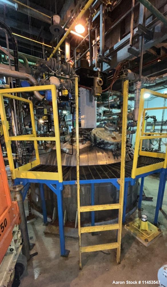Used 5,000 Gallon 3V Tech Glassed Lined Reactor