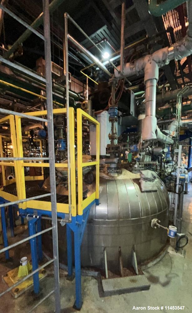 Used 5,000 Gallon 3V Tech Glassed Lined Reactor