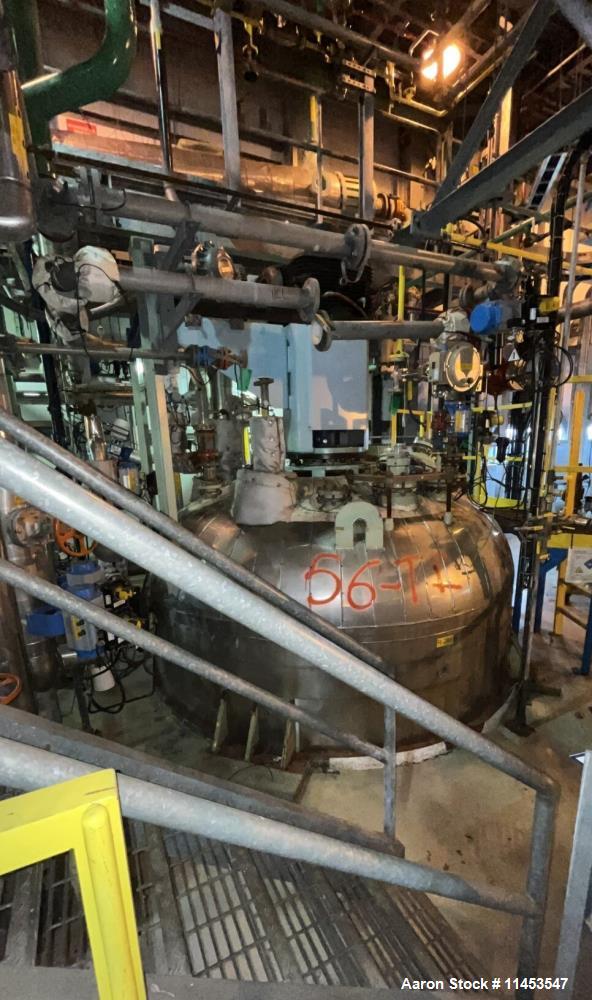 Used-5,000 Gallon 3V Tech Glassed Lined Reactor