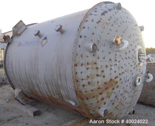 Used: Dedietrich glass lined reactor, 4000 gallon, 3009 white glass with calibration lines. Approximately 8' diameter x 9'6" straight side, dished top and bottom. Jacketed. Dedietrich agitator, model...