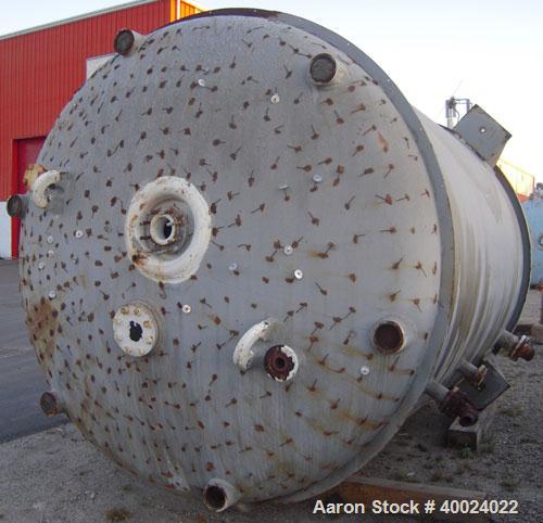 Used: Dedietrich glass lined reactor, 4000 gallon, 3009 white glass with calibration lines. Approximately 8' diameter x 9'6" straight side, dished top and bottom. Jacketed. Dedietrich agitator, model...