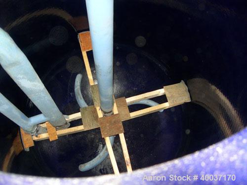 Used Used: DeDietrich glass lined reactor, 1000 gallon, 3008 blue glass. Approximately 5' diameter x 6' straight side, dish top and bottom. Internal rated 100/fv psi at 500 deg.f., jacket rated 90 ps...