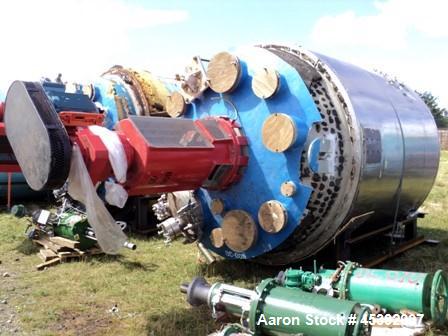Used 16,000 Litre Glass Lined Reactor, Model BE16000