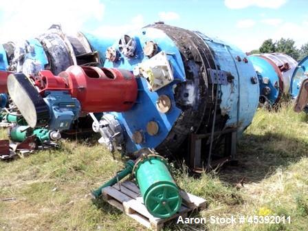 Used 9,327 Litre DeDietrich White Glass Lined Reactor, Model BE8000