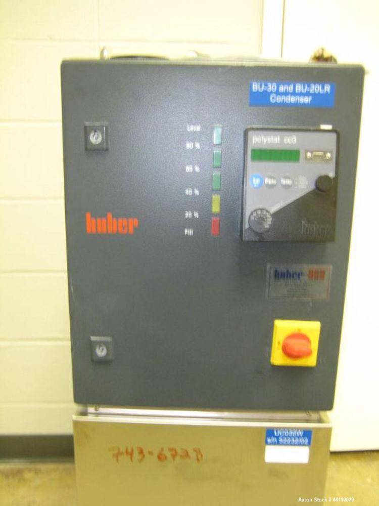 Used Buchi Glass Reactor, 30 Liter (7.9 Gallon). Internal rated +0.5/-1.0 bar at +200/-50 degrees C, jacket rated +10/-1.0 bar at +200/-60 degrees C. Bolted glass dished top, welded glass-lined (whit...