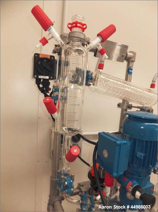 Unused Buchi Glass Mini Pilot 10  System consisting of: Glass reactor vessel 10 litres, stirrer unit, scaffolding complete , stainless steel (floor version) documentation, assembled.  Dimensions 1.9 ...