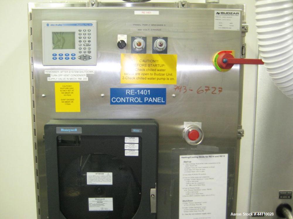 Unused- DeDietrich Glass Lined Reactor, 21 Gallon. Internal rated 15 psi & Full Vacuum at 482 degrees F, jacket rated 145 psi & Full Vacuum at 482 degrees F. Type 3009 Glass. QVF top. 304 Stainless S...